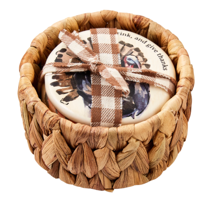 Thanksgiving Coaster Set