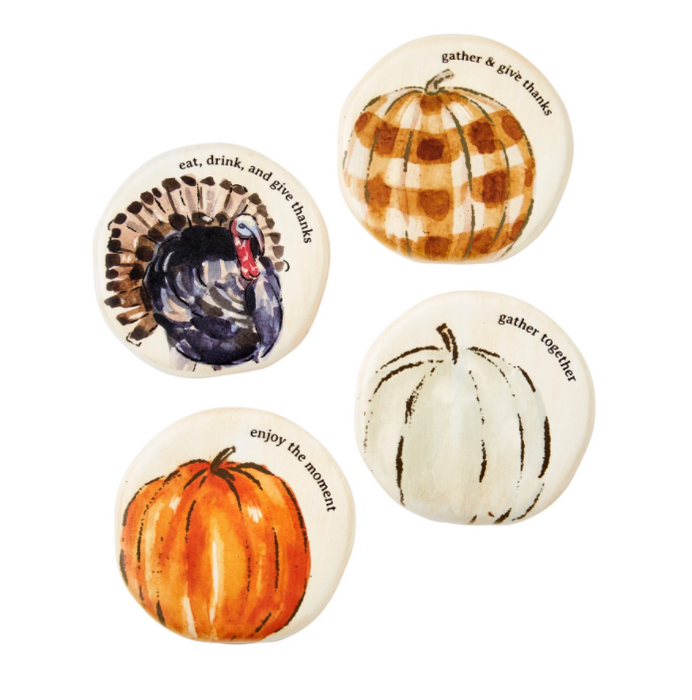Thanksgiving Coaster Set
