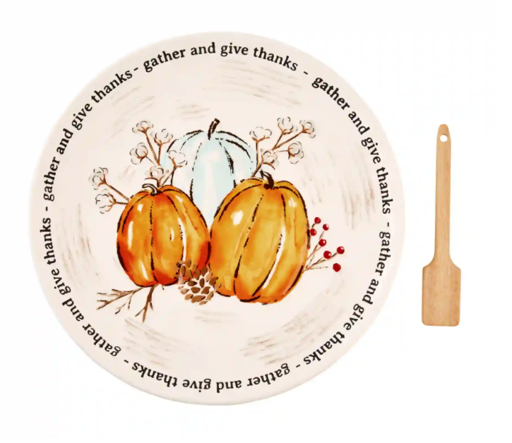 Rustic Cookie Plate Set