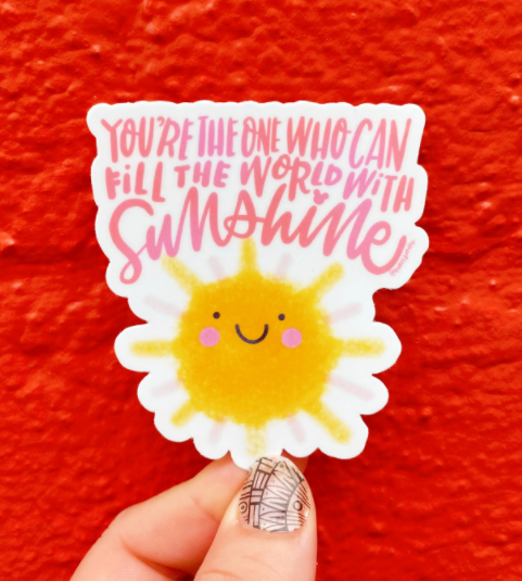Fill with Sunshine Sticker