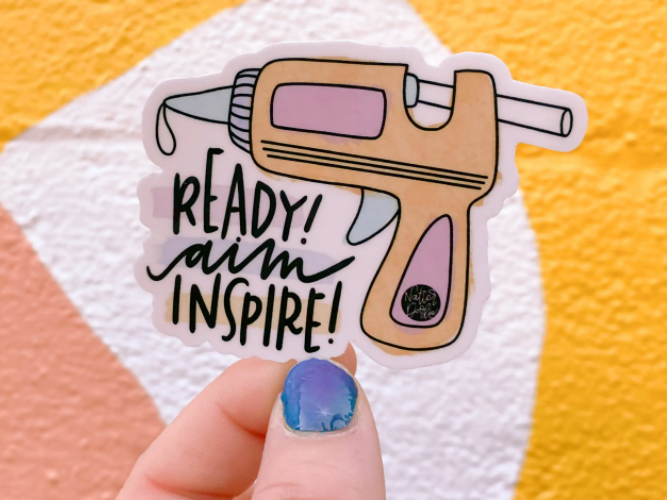 Ready, Aim  Sticker