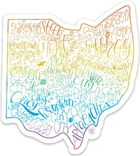 Ohio Nicknames  Sticker