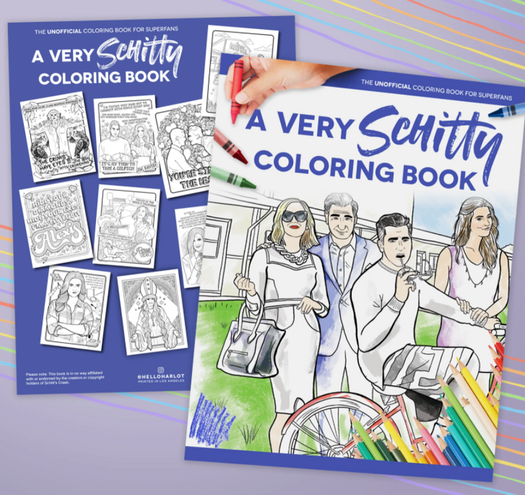 Schitt's Creek Coloring Book