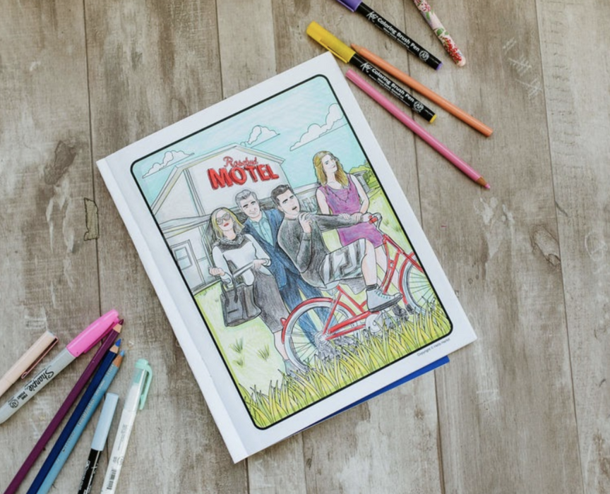 Schitt's Creek Coloring Book
