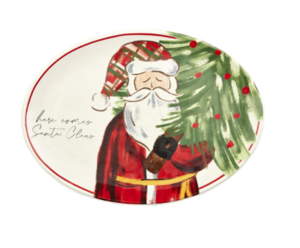 Here Comes Santa Platter
