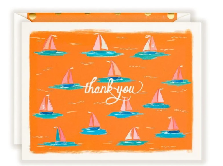 Thank You Sailboat Card