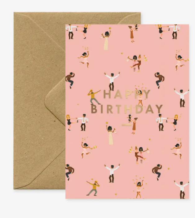 Happy Birthday Dancers Card