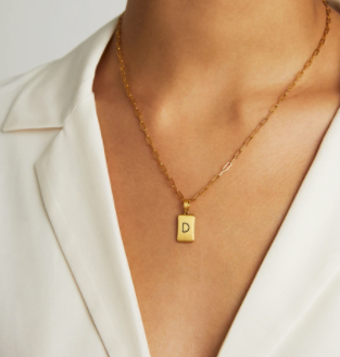 Initial Pendant - B
