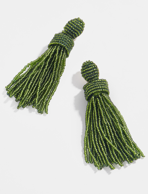 Kaia Earrings | Green/Gold