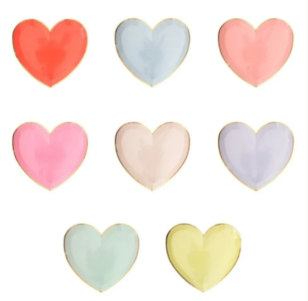 Party Palette Heart Small Plates