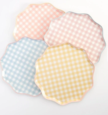 Gingham Side Plates