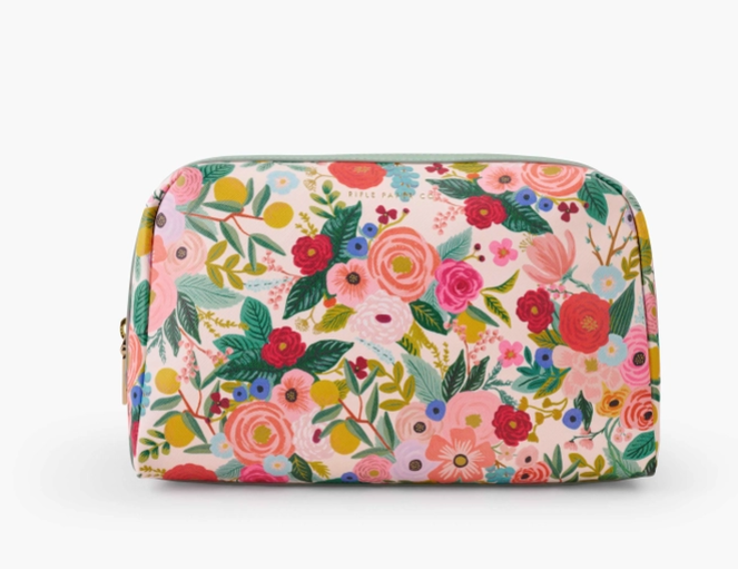 Garden Party Large Cosmetic Pouch