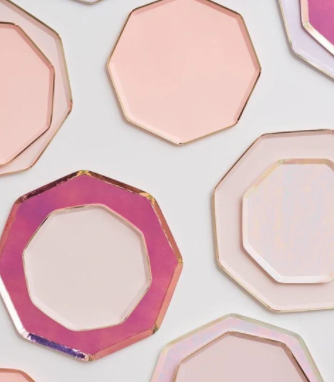 Dusty Pink Dinner Plates