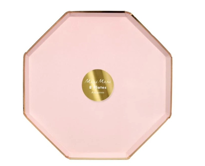 Dusty Pink Dinner Plates