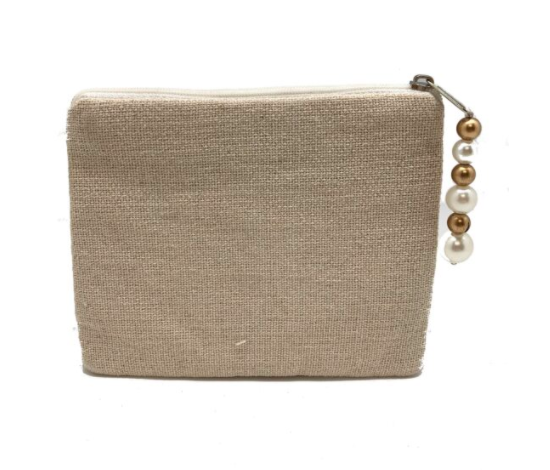 Wifey Beaded Coin Clutch