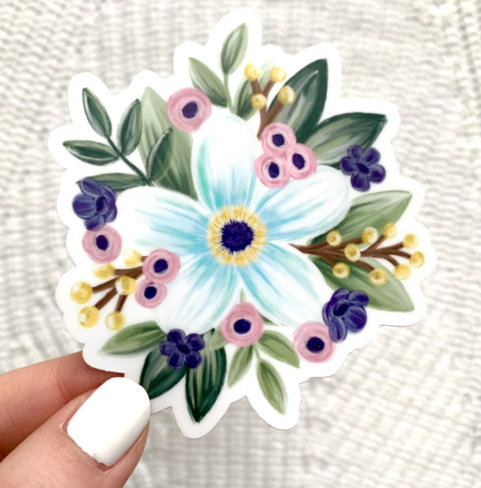 Floral Daisy Sticker