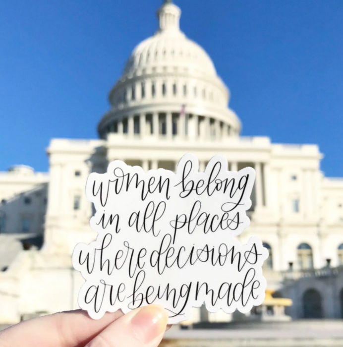 Women Belong Sticker