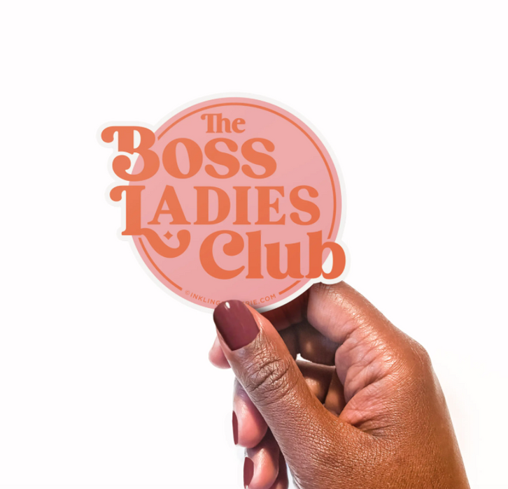 Boss Ladies Club Sticker