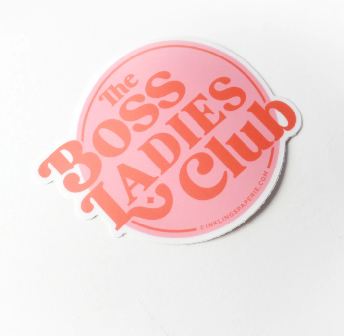 Boss Ladies Club Sticker