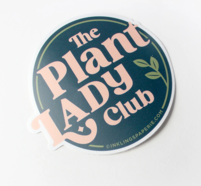 Plant Lady Club Sticker