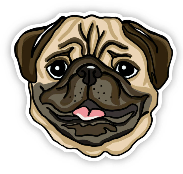 Pug Sticker