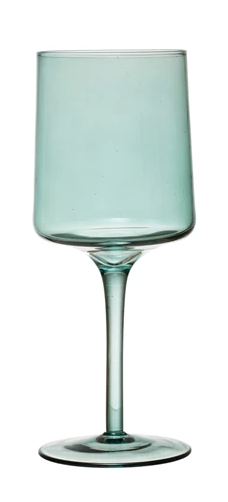 Aqua Wine Glass