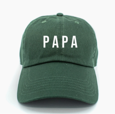 Hunter Green Papa Hat