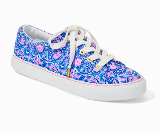 Abigail Sneaker | Blue Peri Takin It Easy