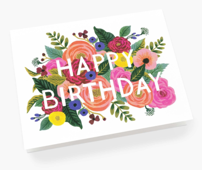 Juliet Rose Birthday Card
