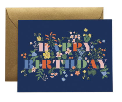 Mayfair Birthday Card