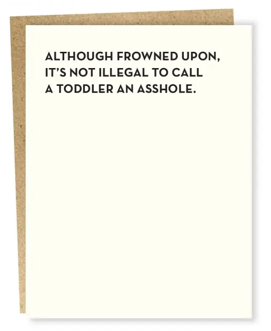 Toddler Card