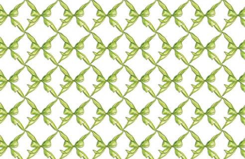 Green Bow Trellis Placemat