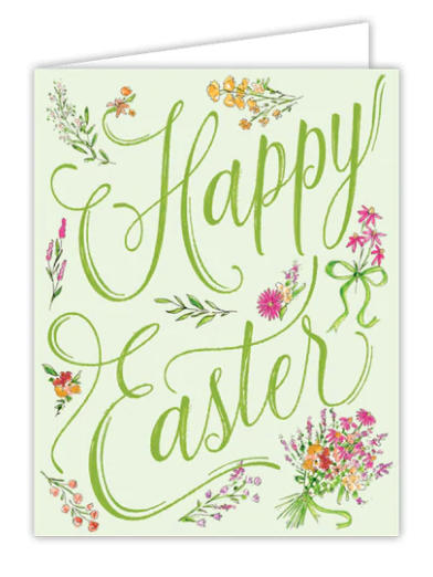 Happy Easter Script Card