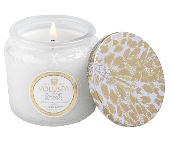 Suede Blanc Voluspa Candle