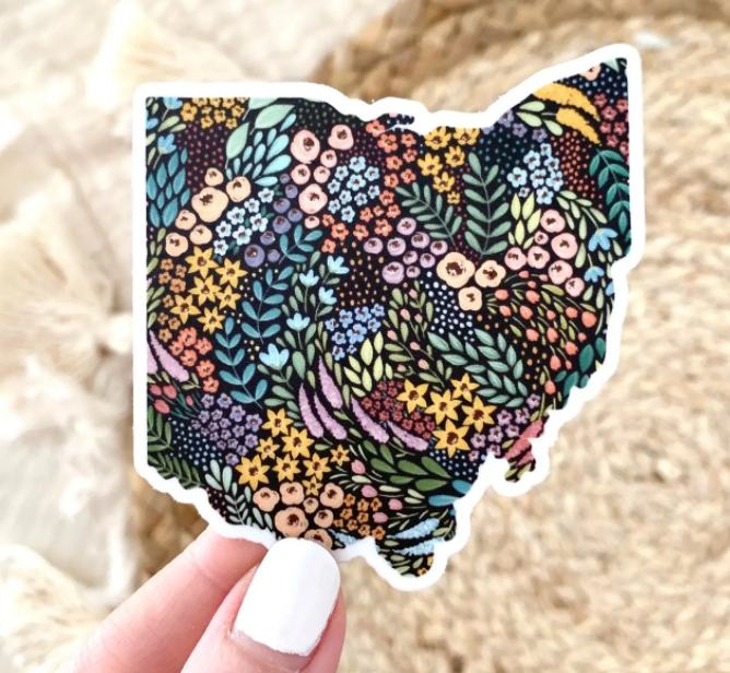 Ohio Floral State Sticker