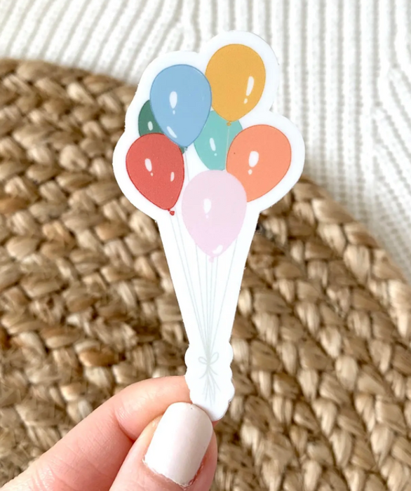 Pastel Balloons Sticker