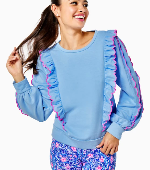 Suzy Sweatshirt - Blue Peri