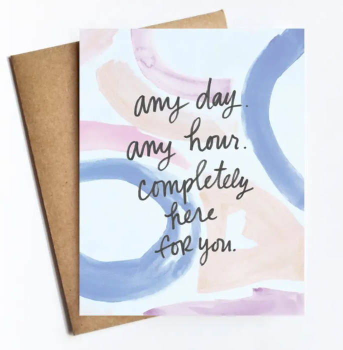 Any Day Any Hour Card