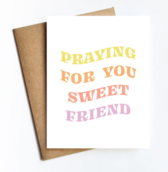 Praying For You Card