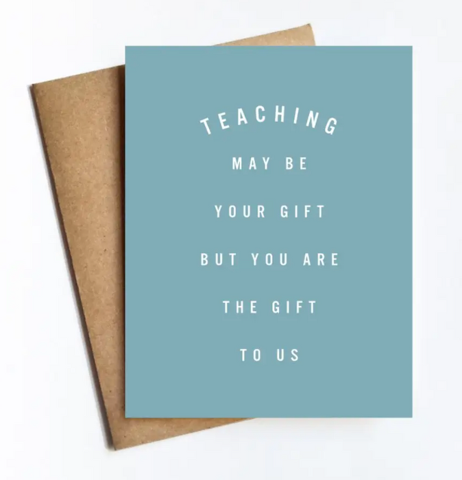 Teaching Gift Card