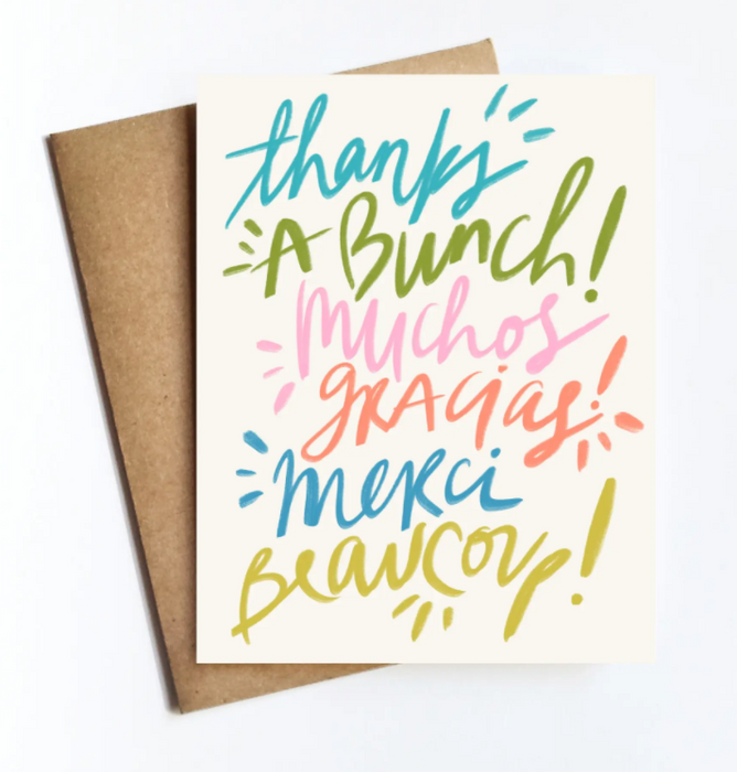 Thanks Gracias Merci
