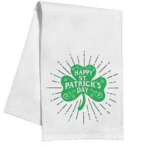 Happy St Patrick Kitchen Towel