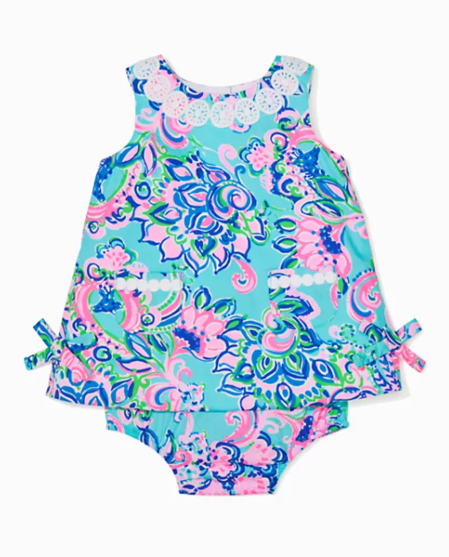 Baby Lilly Shift | Blue Horizon Jungle Sunrise