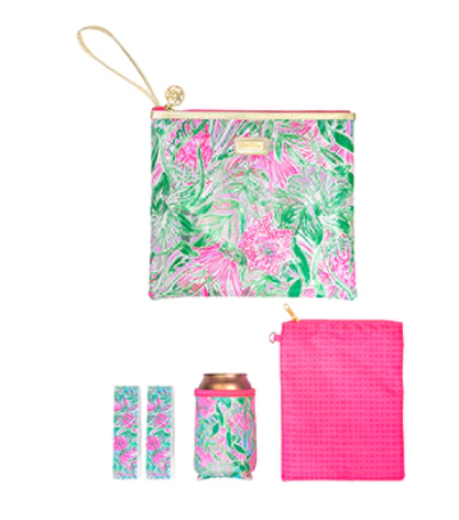 Lilly Beach Day Pouch - Coming in Hot