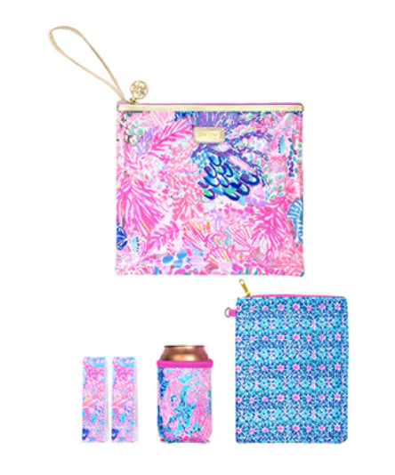 Lilly Beach Day Pouch |Splendor in the Sand