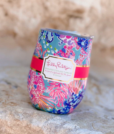 Lilly Insulated Stemless Tumbler - Splendor in the Sand