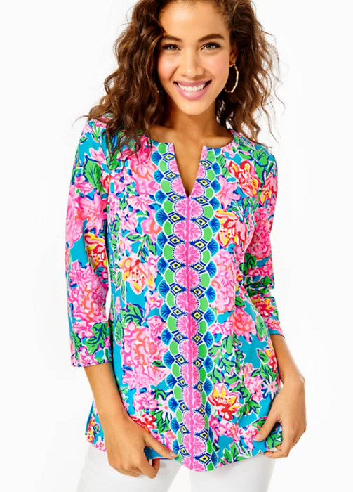 UPF 50+ Karina Tunic | Rose to the Occasion