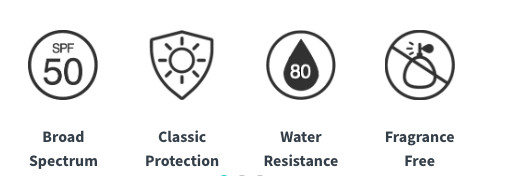 Classic Sunscreen SPF50 | Fragrance Free