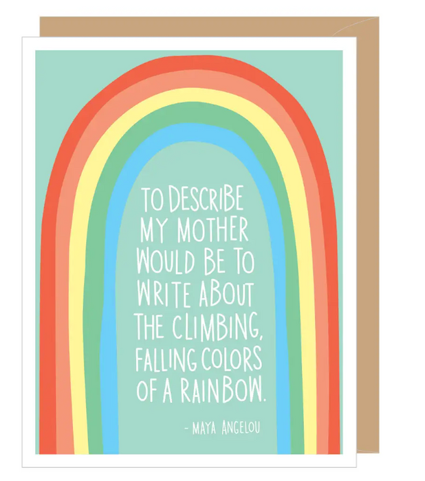 Maya Angelou  Quote Mother's Day Card