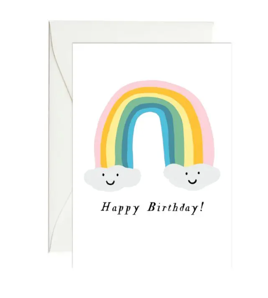 Birthday Rainbow Enclosure Card